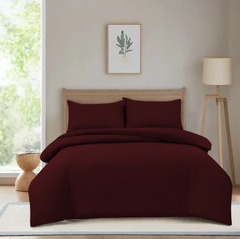 MillPrice Luxury 3-Piece Microfibre Duvet Cover Set – Single, Double, King & Super King