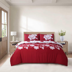 Soft Microfibre 4-Piece Bedding Set – Luxury Duvet Cover + Fitted Sheet