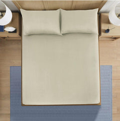 Extra Deep 25 cm Luxury Fitted Sheets - Plain Dyed, Shrinkage and Fade Resistant Bottom Sheet