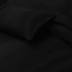 Luxury Satin Silk 6-Piece Bedding Set – Duvet Cover, Fitted Sheet & Pillowcases – Hotel-Style Soft, Elegant Bed Linen UK Sizes