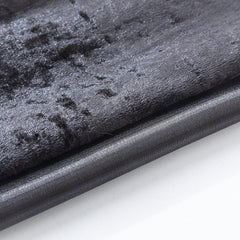 Crushed Velvet Panel Faux Satin Silk Cushion Covers - Soft, Durable, & Stylish - Pack of 2