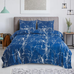 Luxury 4pcs Soft Duvet & Quilt Covers - Midnight Marble Softest Duvet Cover