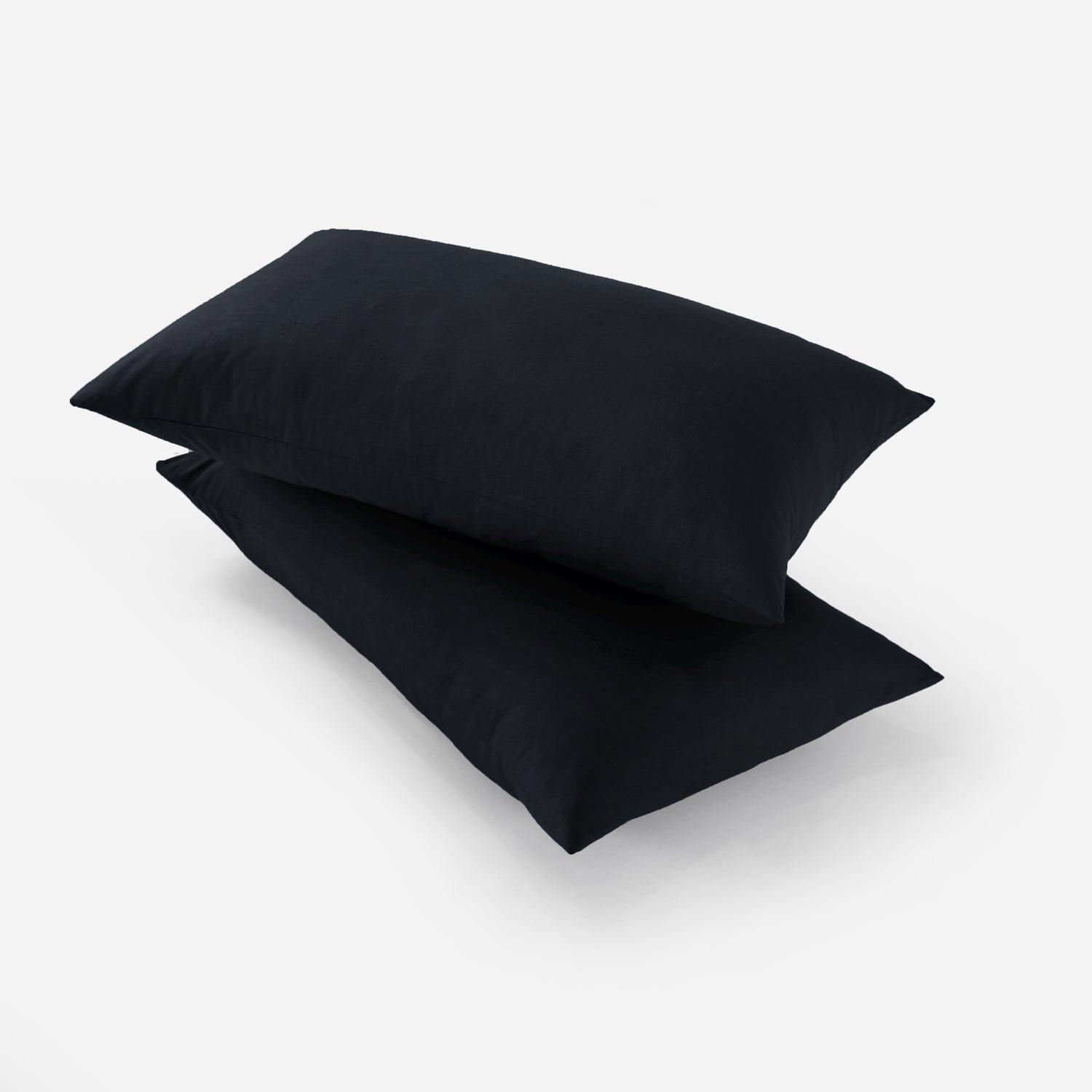 Pack of 2 Housewife Pillowcase 50 x 75 cm - Premium Quality, Soft and Durable