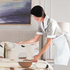 MillPrice Quilted 3-Piece Bedspread Set – Elegant Layered Comfort with Coordinated Pillowcases