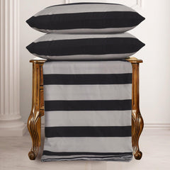 4 PCS Luxury Modern Striped Duvet Cover Set with Pillowcases ‚Äì Quilt Cover