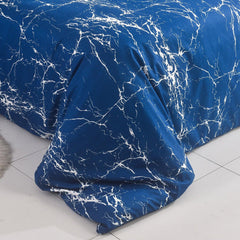 Luxury 4pcs Soft Duvet & Quilt Covers - Midnight Marble Softest Duvet Cover