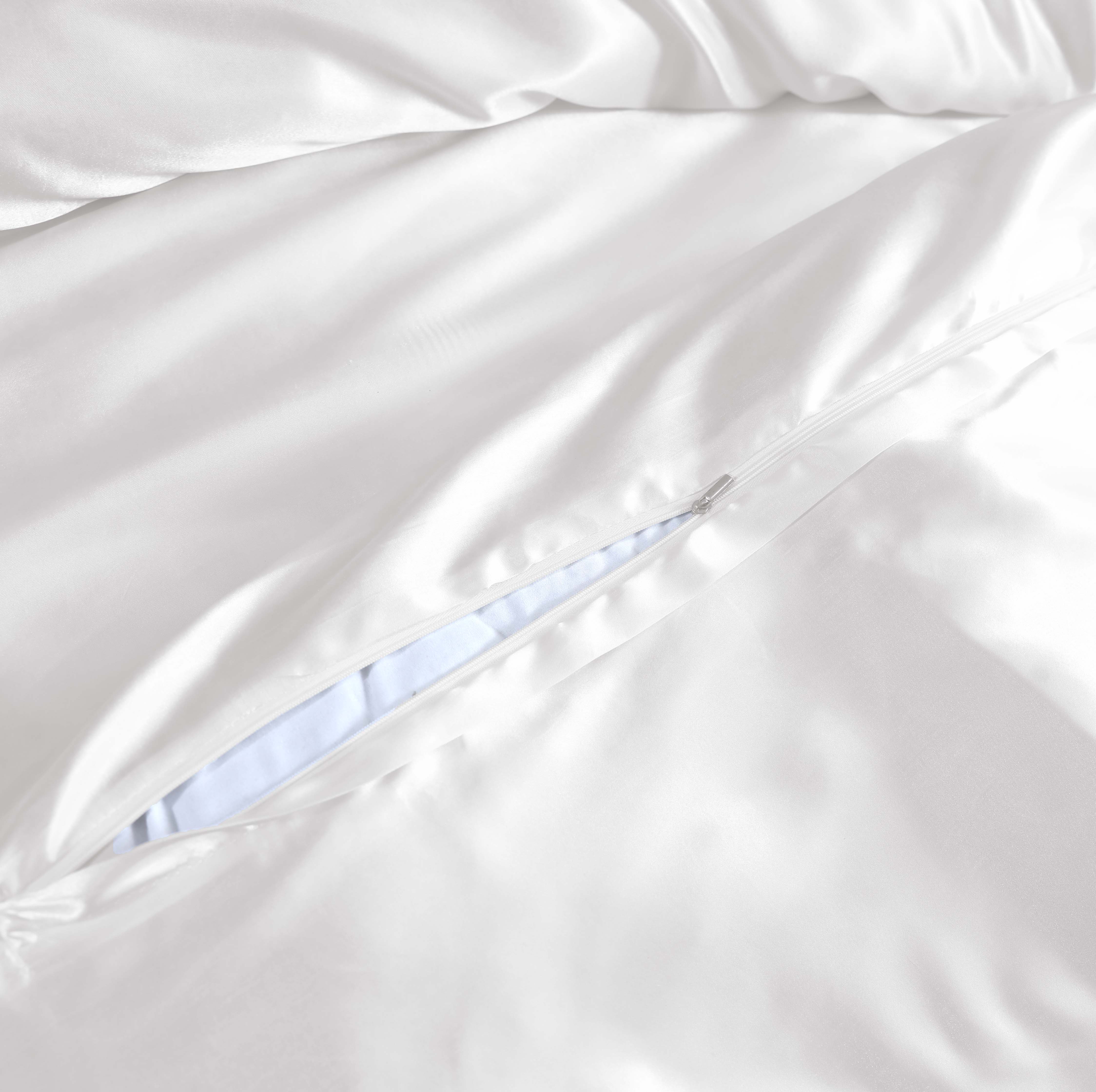 Luxury Satin Silk 6-Piece Bedding Set – Duvet Cover, Fitted Sheet & Pillowcases – Hotel-Style Soft, Elegant Bed Linen UK Sizes