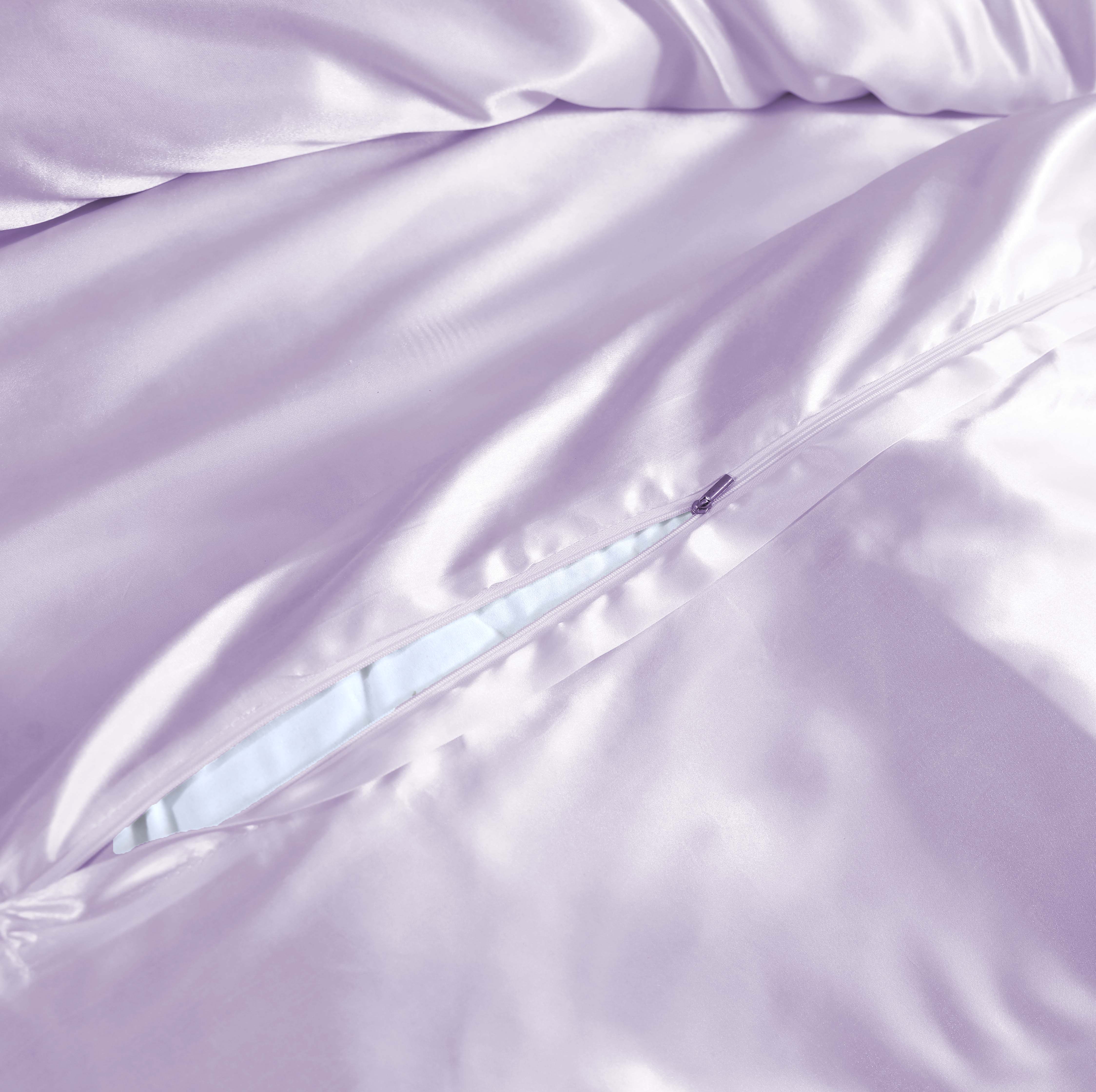 Luxury Satin Silk 6-Piece Bedding Set – Duvet Cover, Fitted Sheet & Pillowcases – Hotel-Style Soft, Elegant Bed Linen UK Sizes