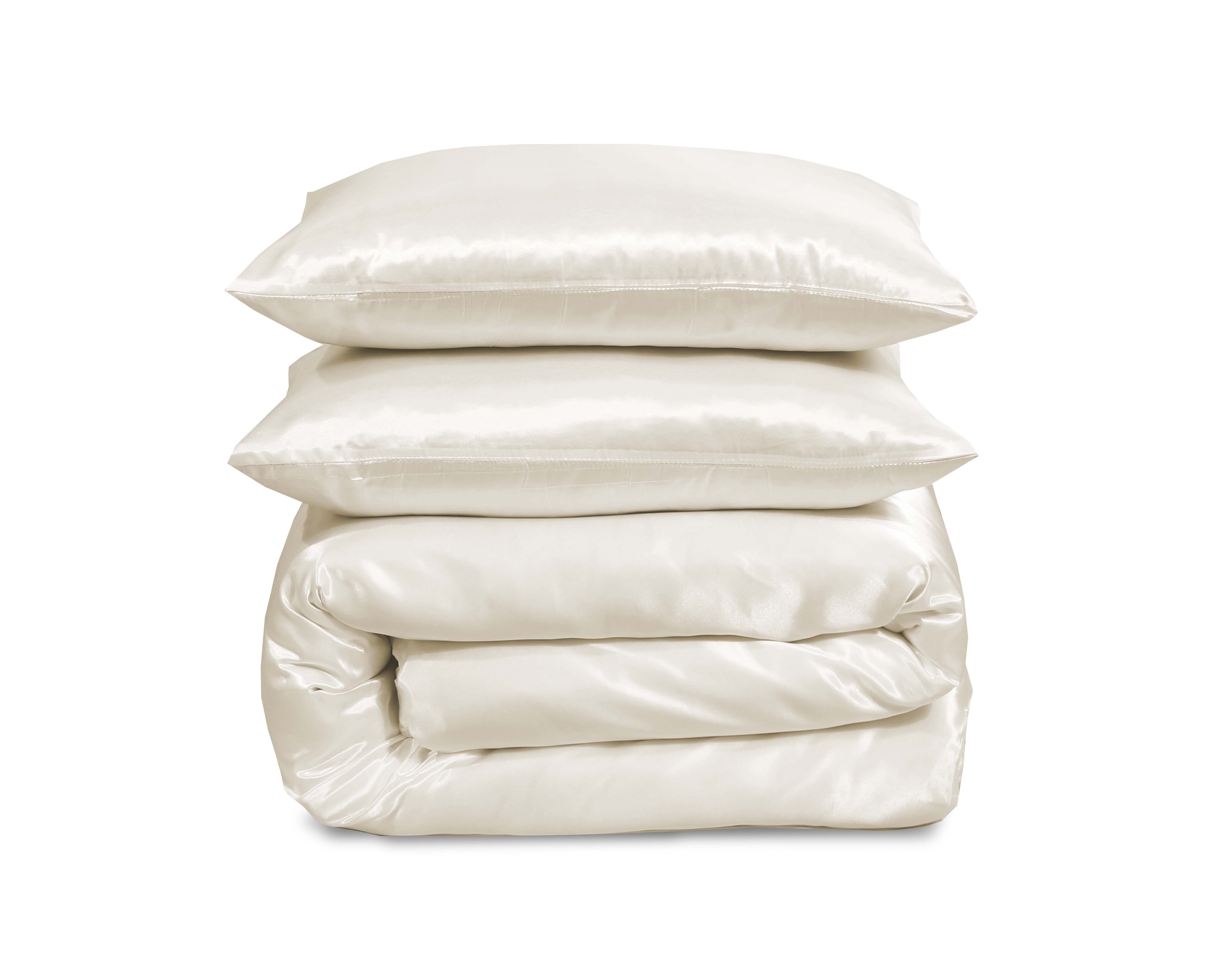 Luxury Satin Silk 6-Piece Bedding Set – Duvet Cover, Fitted Sheet & Pillowcases – Hotel-Style Soft, Elegant Bed Linen UK Sizes