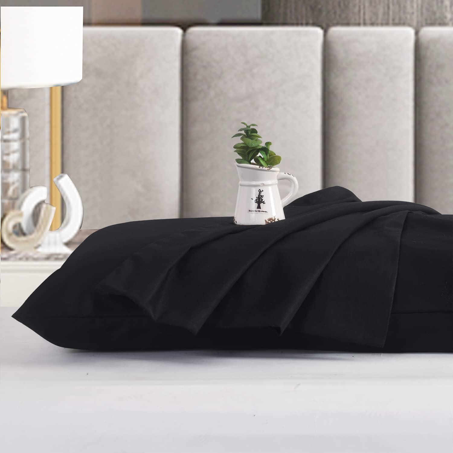 Premium Hotel Quality Cotton Pillowcases - 2 Pack, Soft & Breathable, 50x75 cm