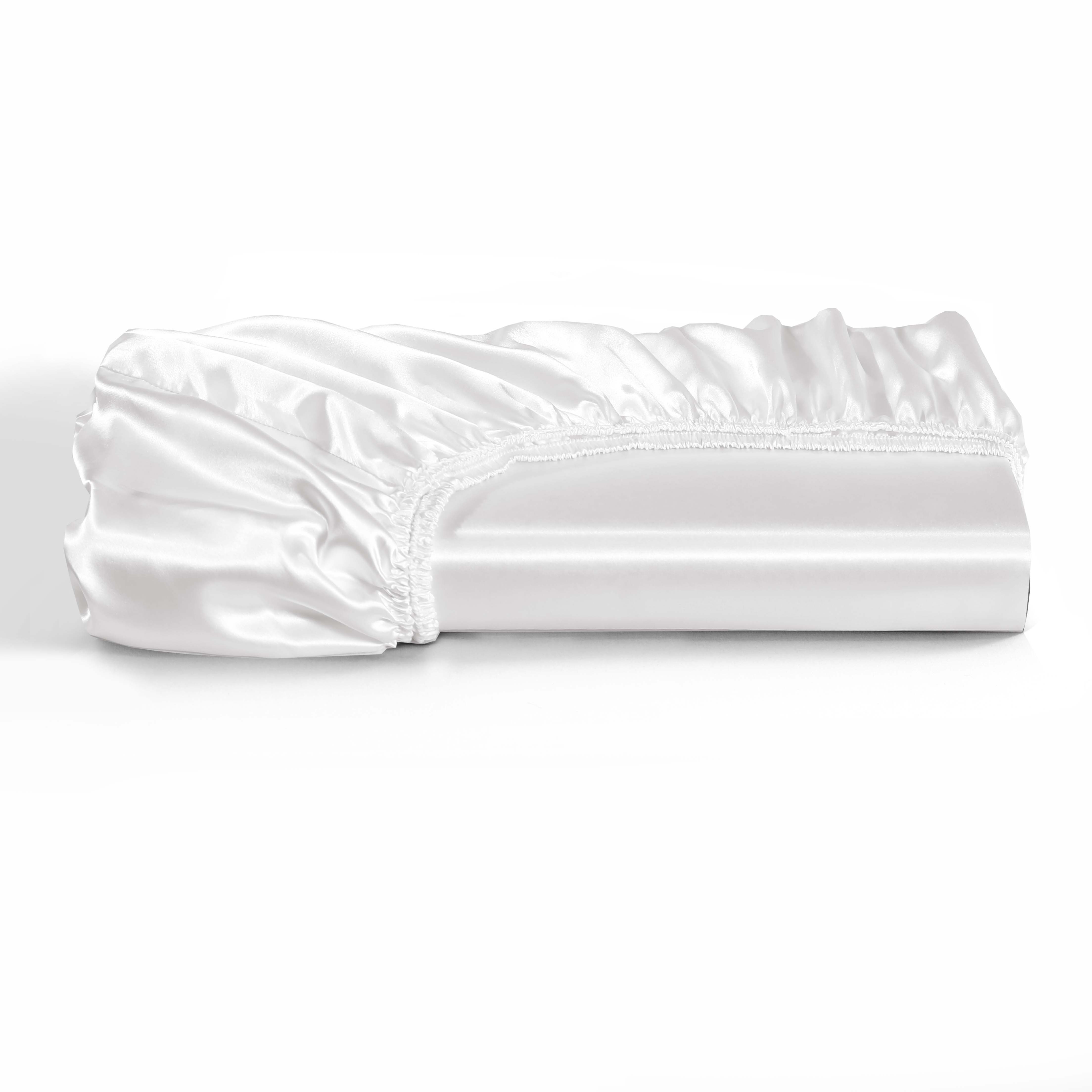 Luxury Satin Silk 6-Piece Bedding Set – Duvet Cover, Fitted Sheet & Pillowcases – Hotel-Style Soft, Elegant Bed Linen UK Sizes