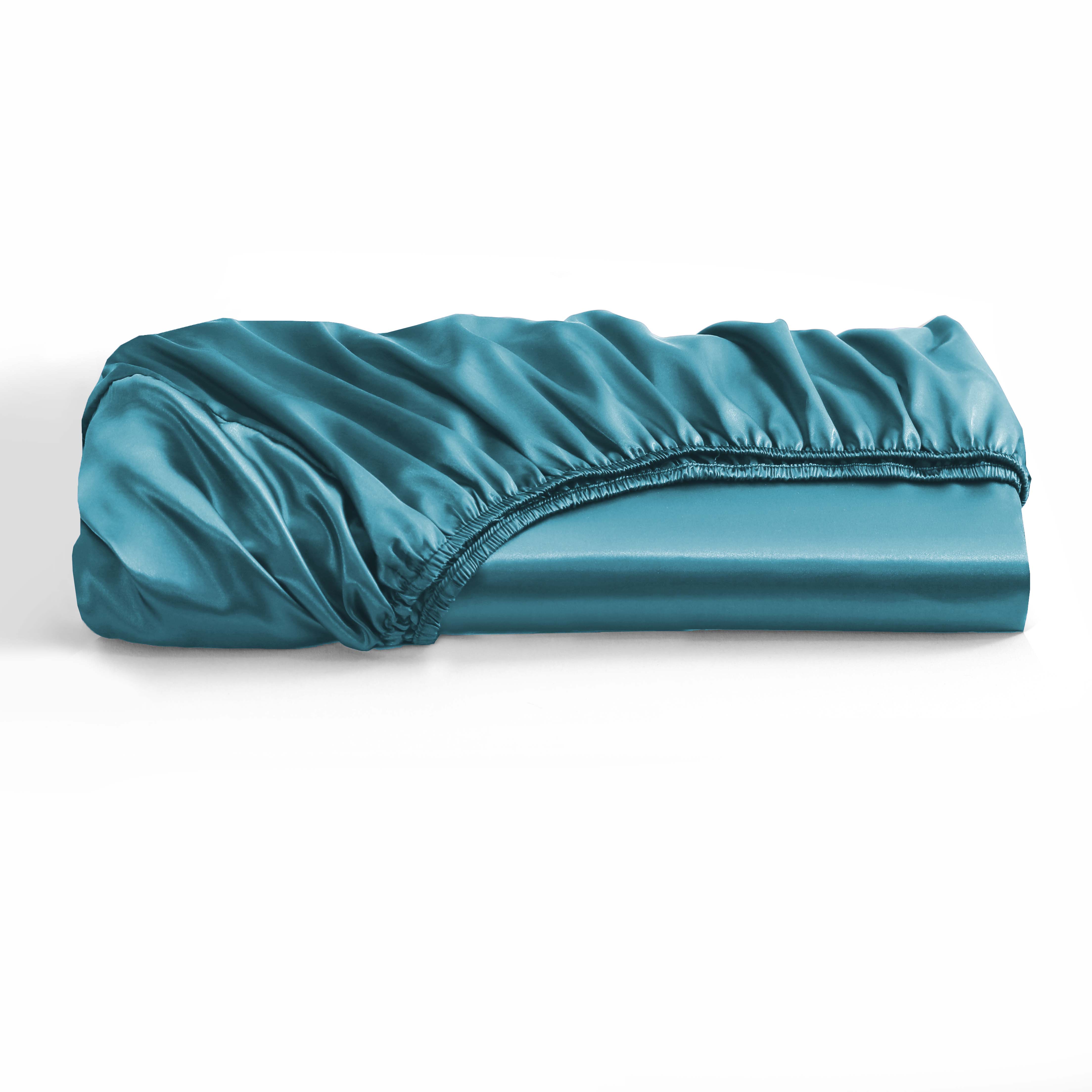 Luxury Satin Silk 6-Piece Bedding Set – Duvet Cover, Fitted Sheet & Pillowcases – Hotel-Style Soft, Elegant Bed Linen UK Sizes