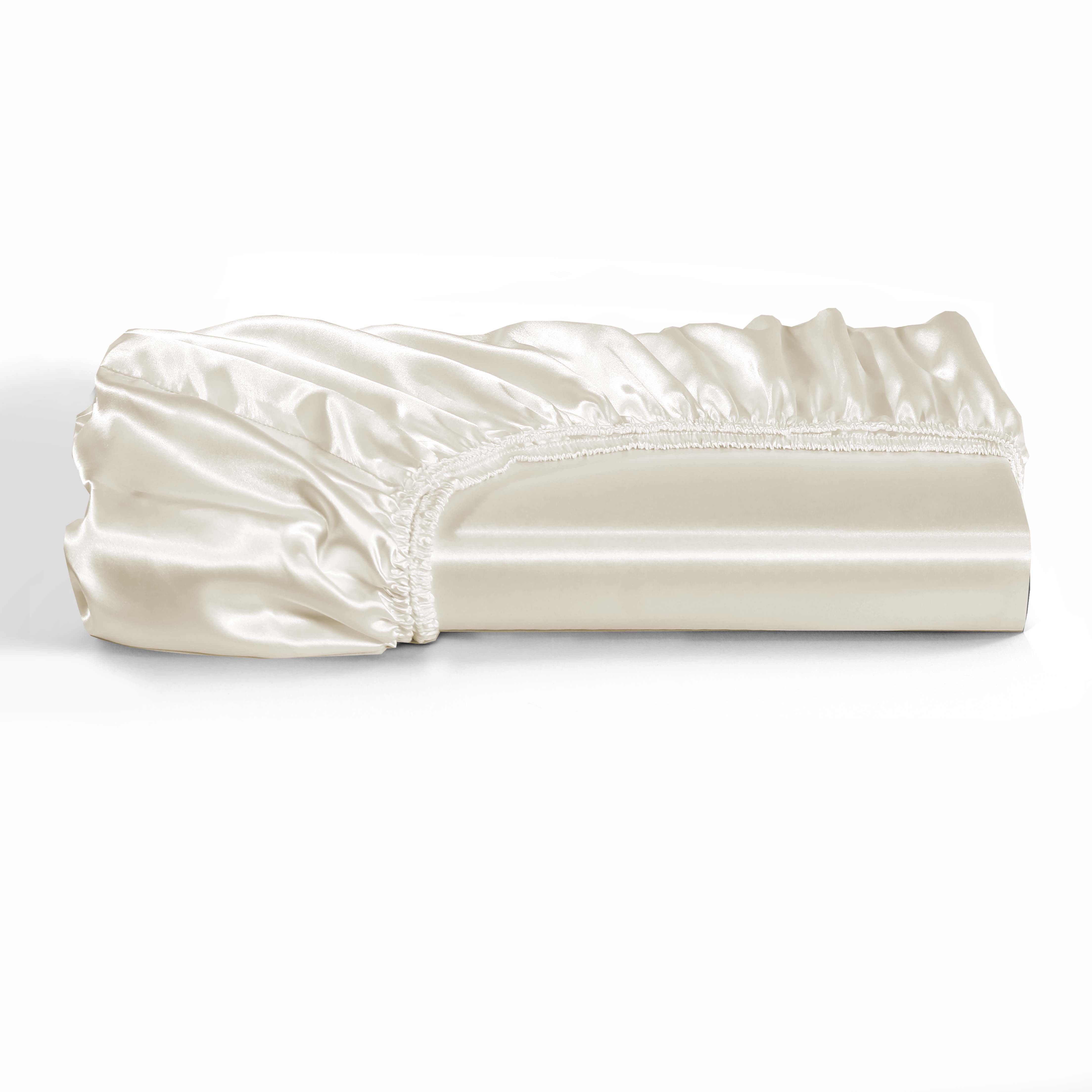Luxury Satin Silk 6-Piece Bedding Set – Duvet Cover, Fitted Sheet & Pillowcases – Hotel-Style Soft, Elegant Bed Linen UK Sizes