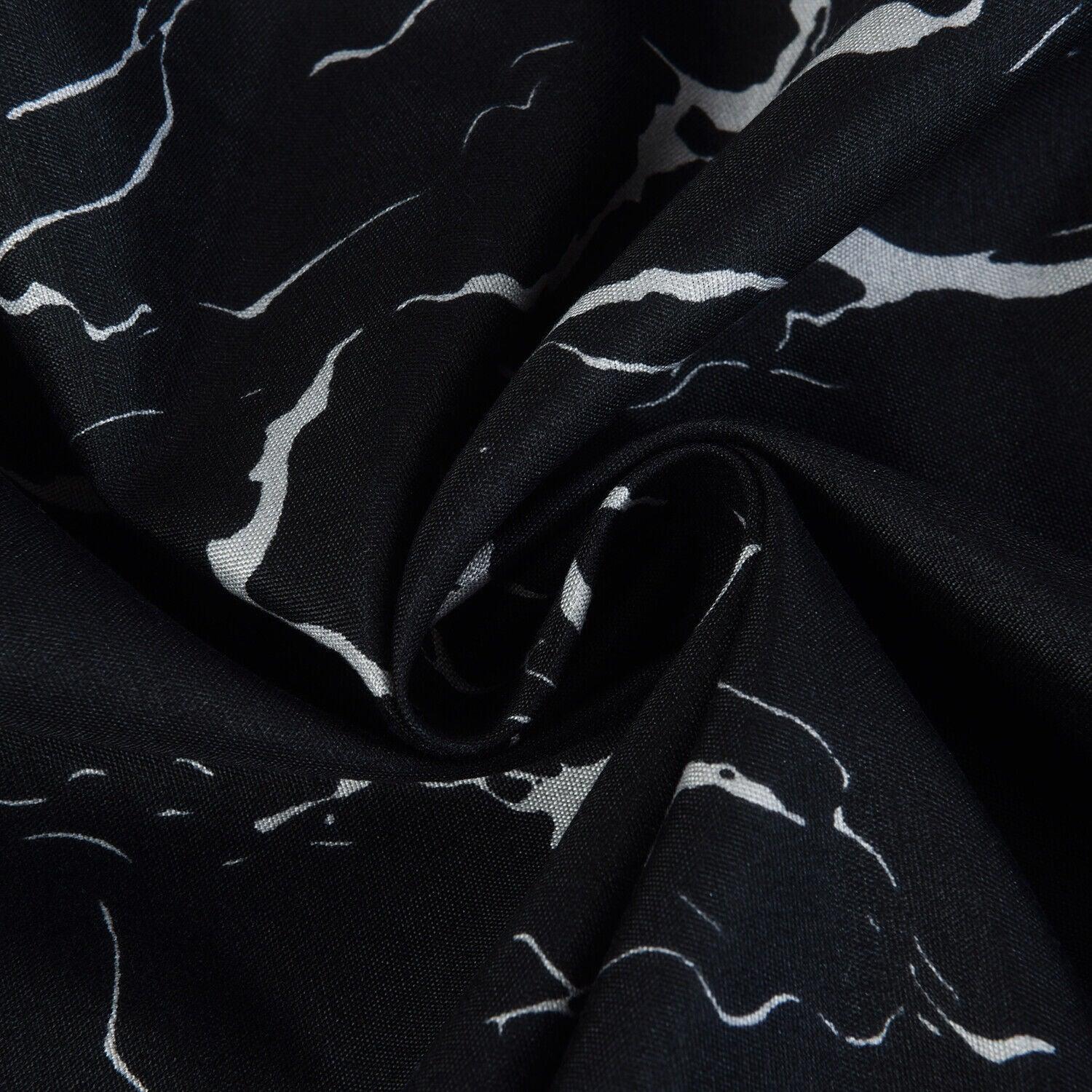 4 Piece Bedding Set  - Obsidian Marble Luxe Duvet Set