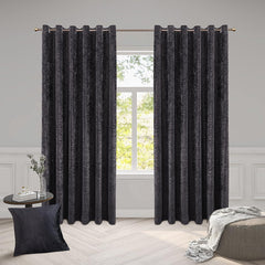 Luxury Crushed Velvet Curtains - for Bedroom, Living Room, Kitchen, and Office