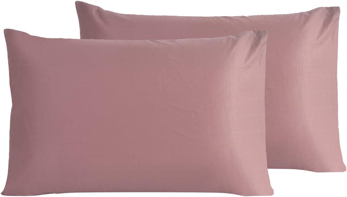 Premium Hotel Quality Cotton Pillowcases - 2 Pack, Soft & Breathable, 50x75 cm