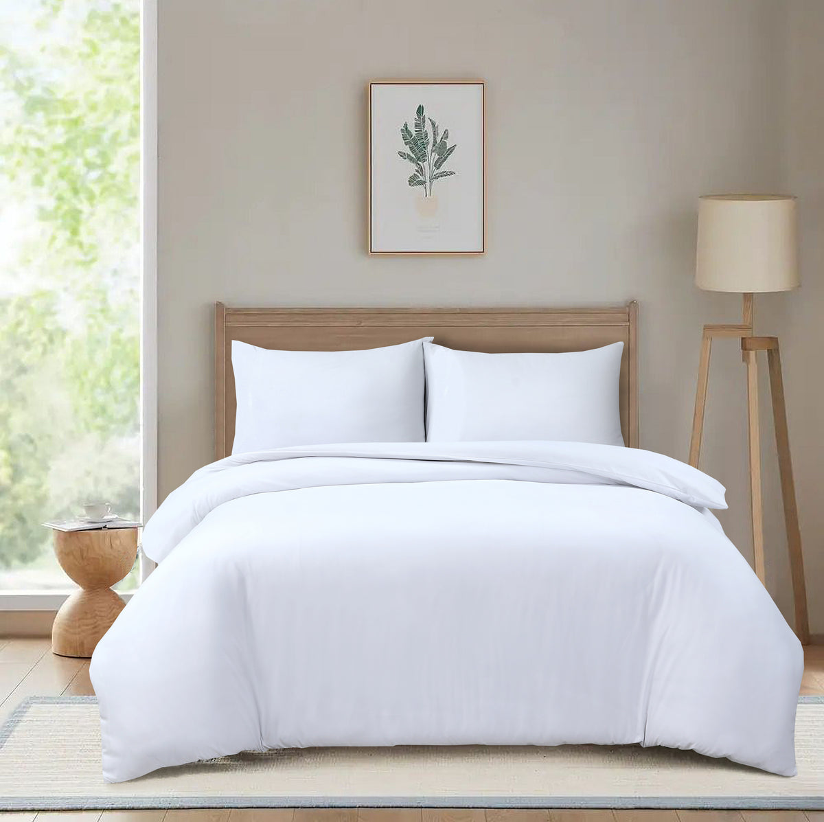 MillPrice Luxury 3-Piece Microfibre Duvet Cover Set – Single, Double, King & Super King