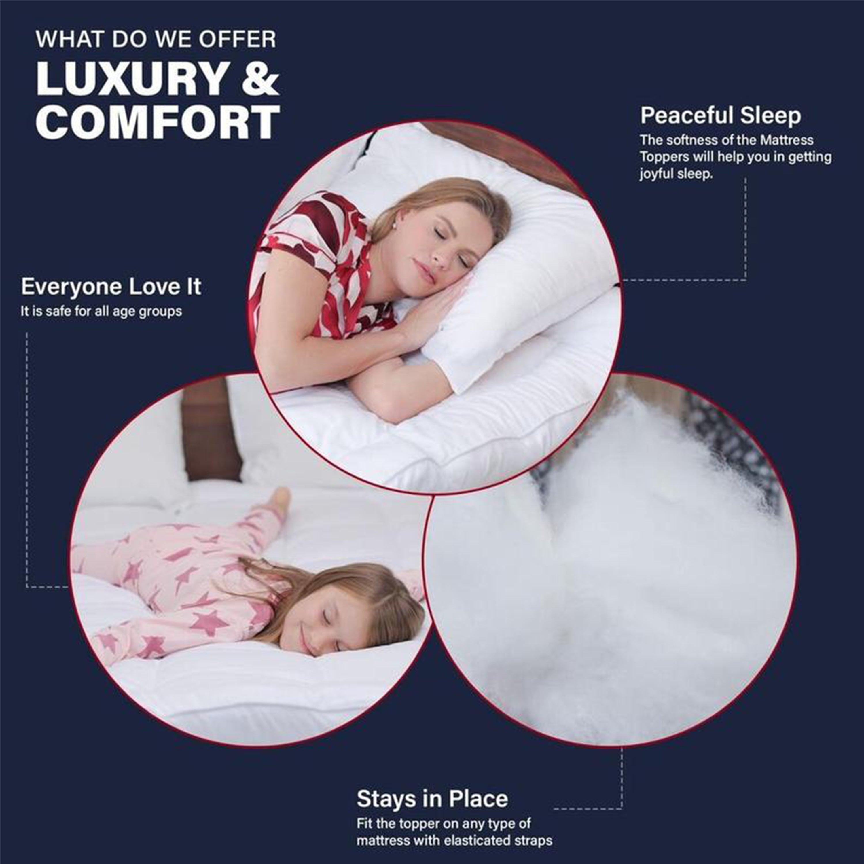 double bed mattress topper