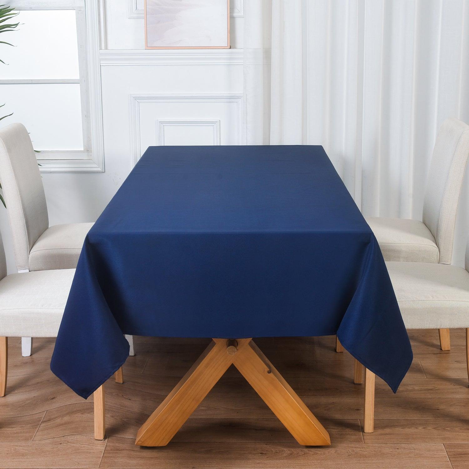 Waterproof Tablecloth: Dining & Outdoor Parties | White, 55"x79"