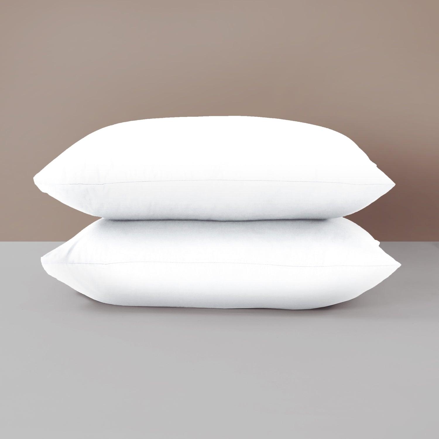 Pack of 2 Housewife Pillowcase 50 x 75 cm - Premium Quality, Soft and Durable